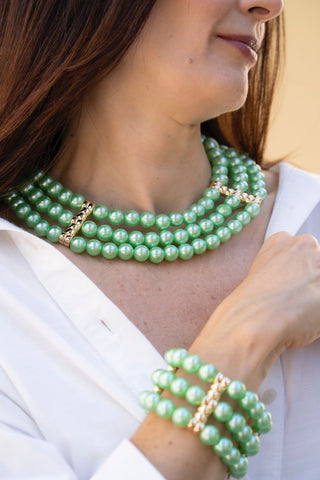 Colar Les Infinis Vert