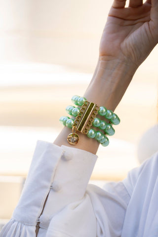 Bracelete Les Infinis Vert