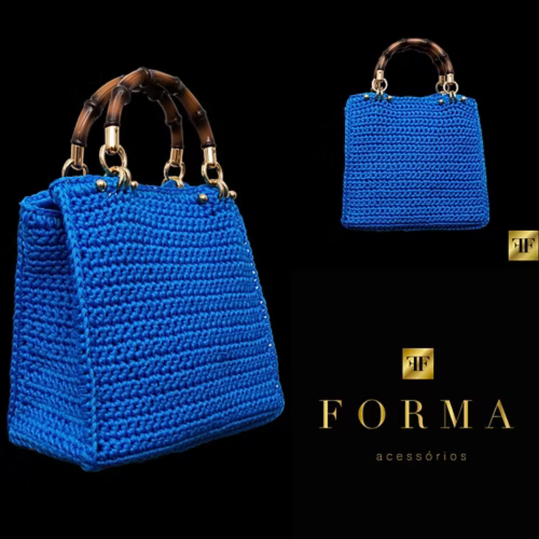 Bolsa Crochet Tote Bambu