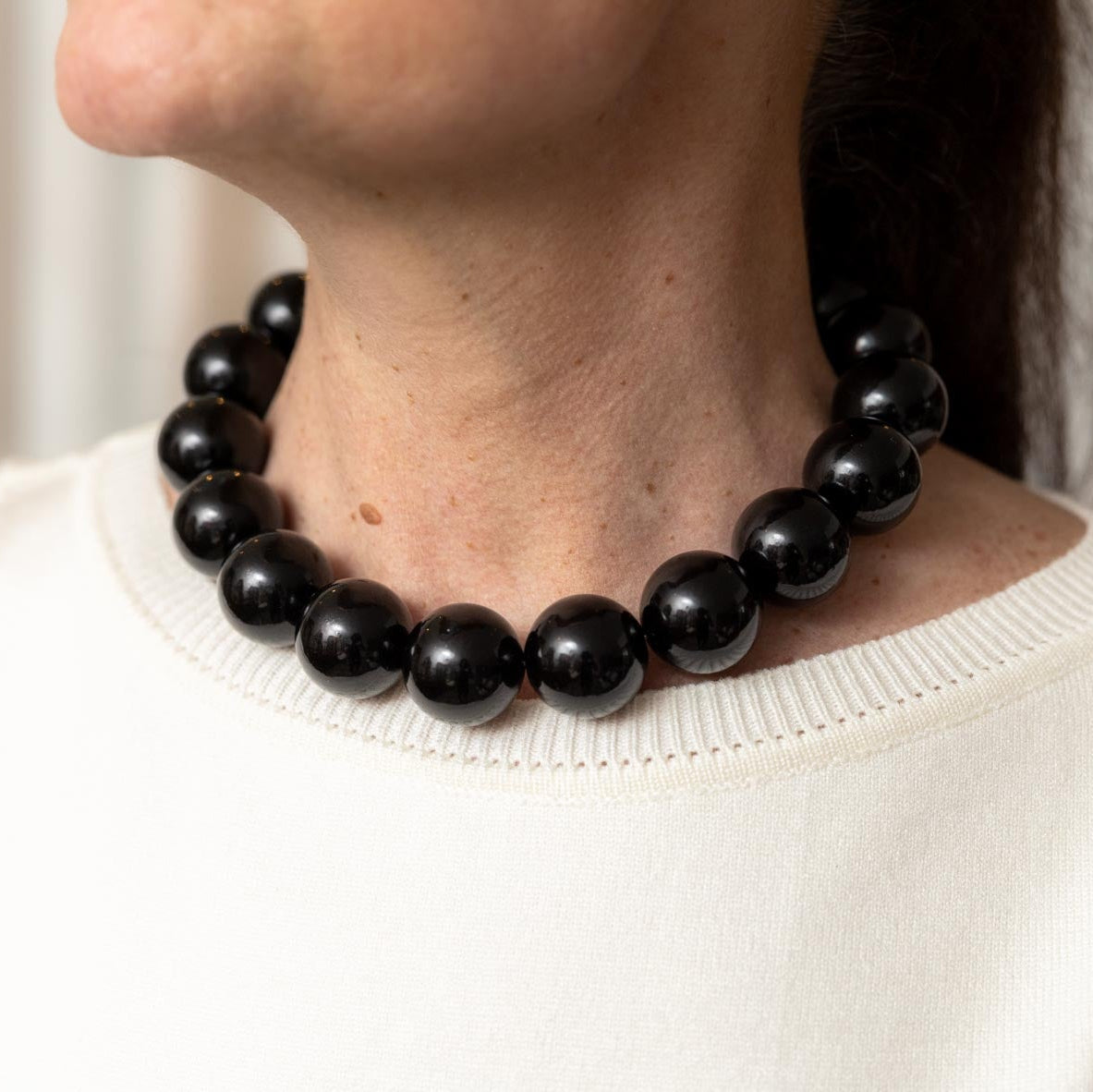 Colar Chanel Noir