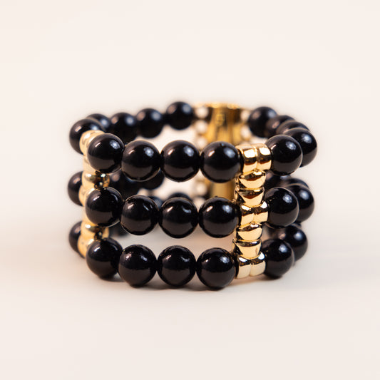 Bracelete Les Infinis Noir