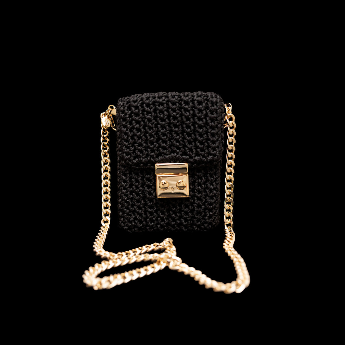 Bolsa Porta Celular Tiracolo Preta