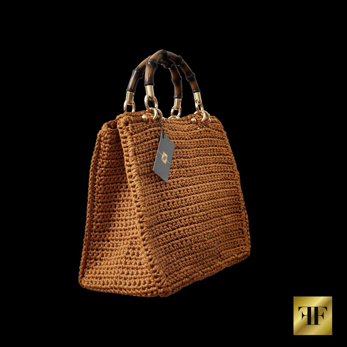 Bolsa Crochet Tote Bambu