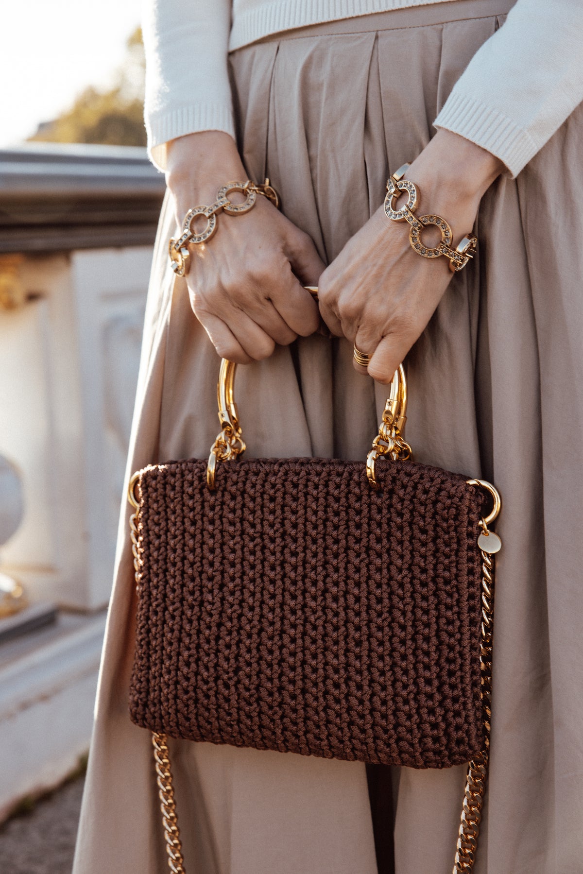 Clutch Crochet Lady