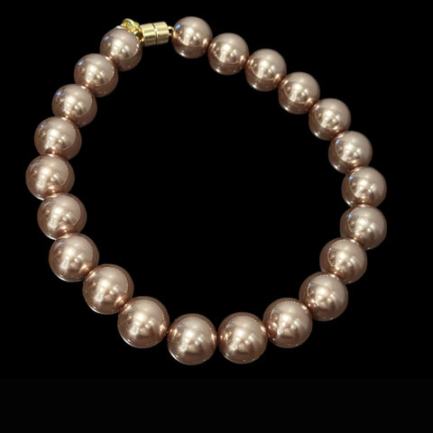 Colar Chanel Conhaque
