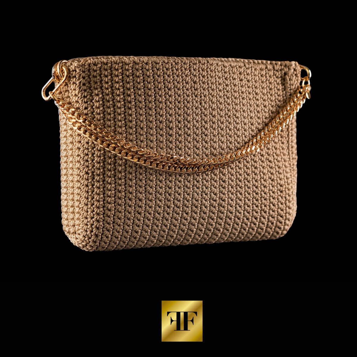 Bolsa Crochet Sac Nude