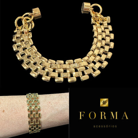 Bracelete Malha Italiana